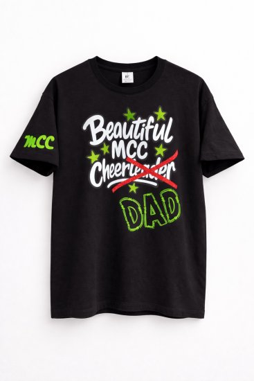 ADULT T-Shirt MCC Design Beautiful MCC Cheer DAD (Personalisierung)
